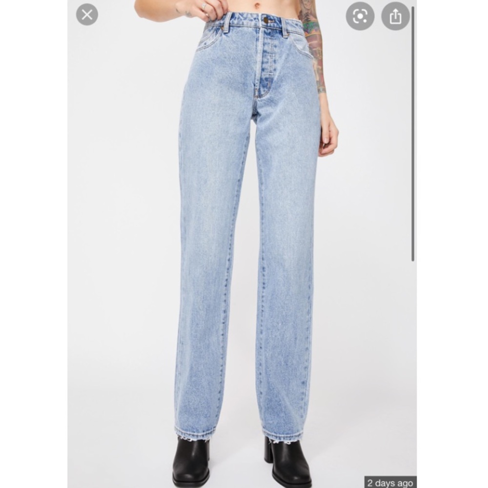 ROLLAS 90S BLUE STRAIGHT JEANS
